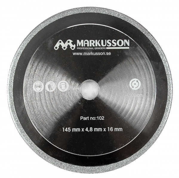 Disco abrasivo diamantato Markusson 145 x 4,8 x 16 mm