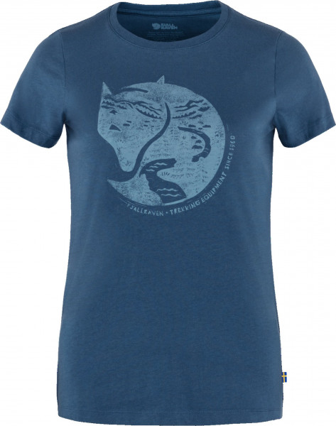 T-shirt da donna Fjällräven stampa Arctic Fox